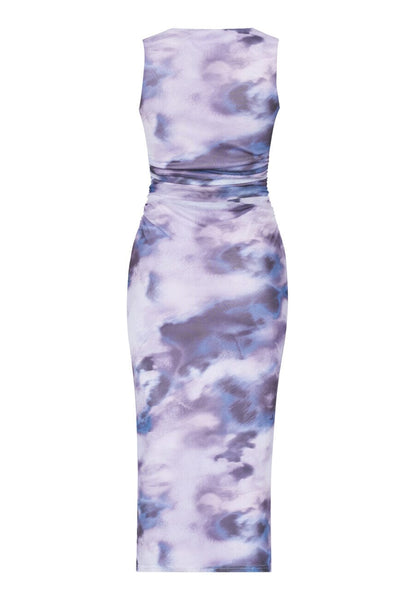 Esme mesh kjóll - Fjólu