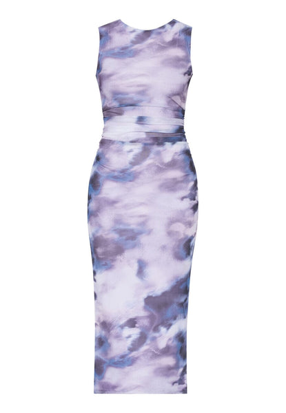 Esme mesh kjóll - Fjólu