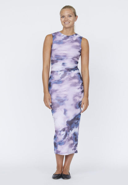 Esme mesh kjóll - Fjólu