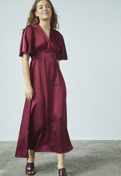 Gisella kjóll - Bordeaux