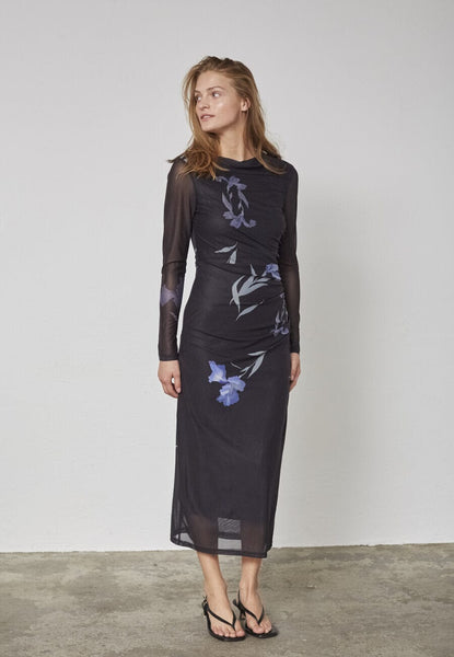 Esme LS kjóll - Blue Iris