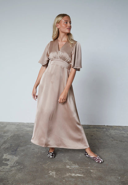 Gisella kjóll - Champagne