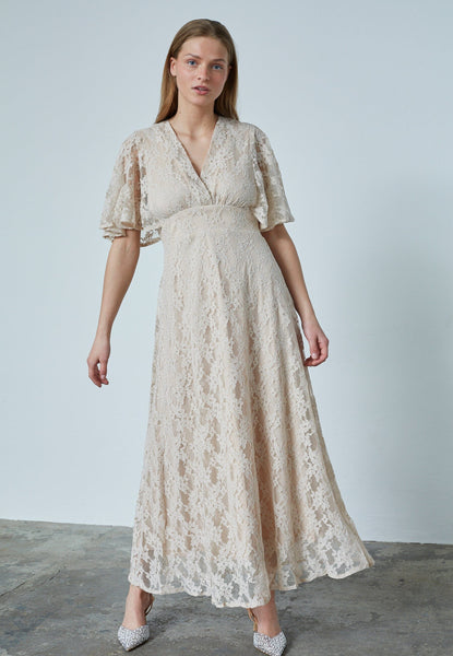 Gisella Lace kjóll - Powder
