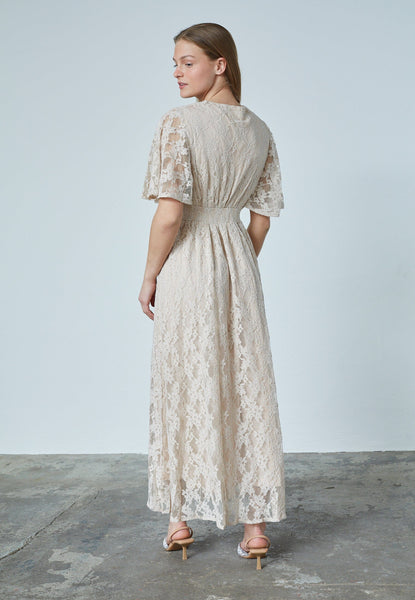 Gisella Lace kjóll - Powder