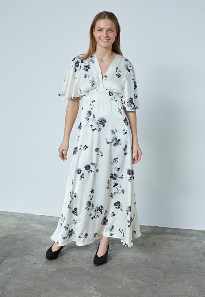 Gisella kjóll - Cream & Black