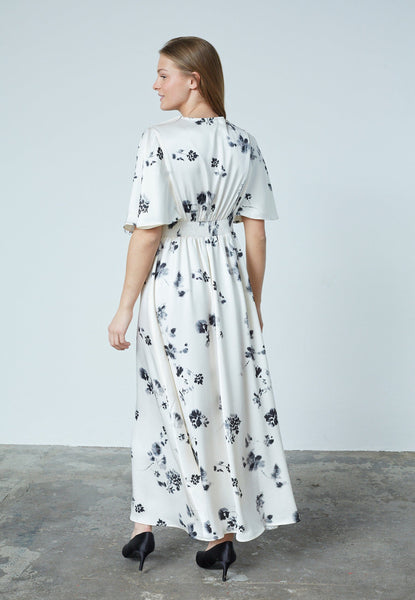 Gisella kjóll - Cream & Black