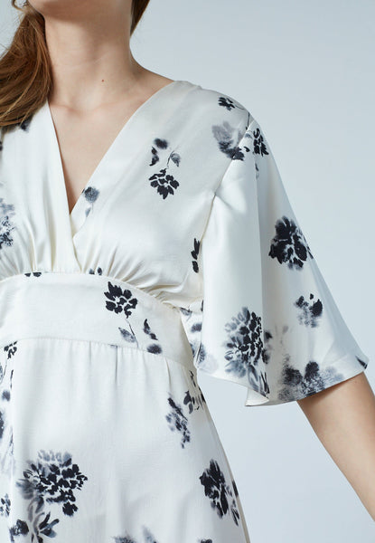 Gisella kjóll - Cream & Black