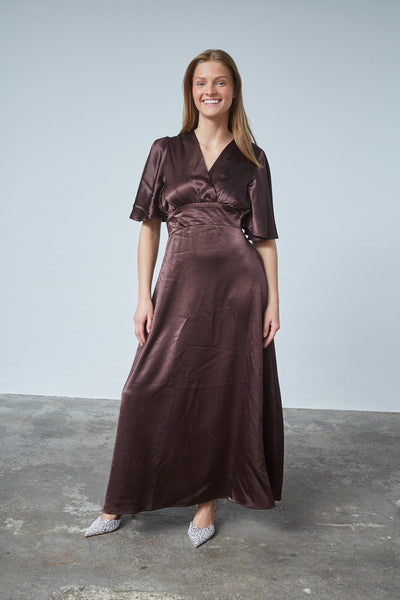 Gisella kjóll - Choco