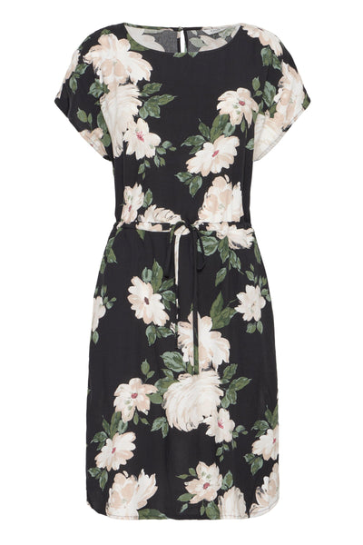 Mjoella O-neck kjóll - Roses