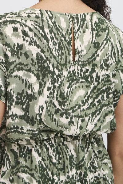 Mjoella O-neck kjóll - Sea Spray