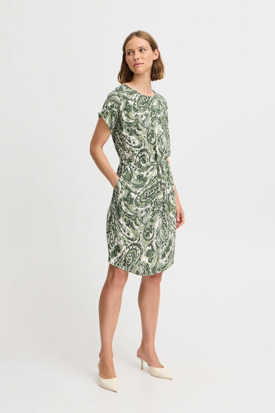 Mjoella O-neck kjóll - Sea Spray