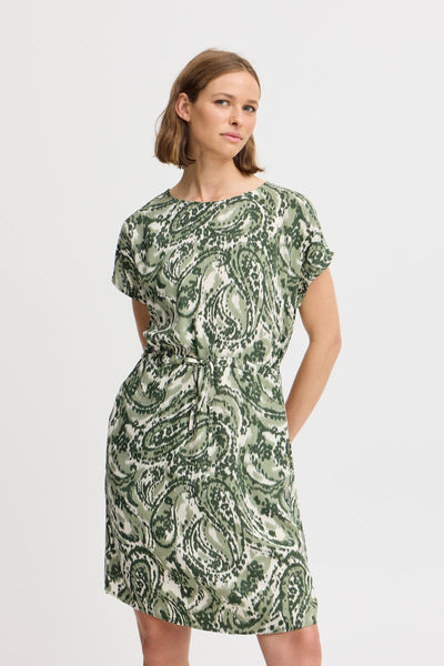 Mjoella O-neck kjóll - Sea Spray