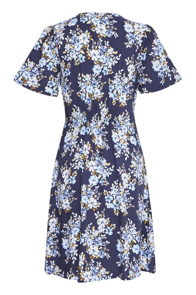 Mjoella V-neck kjóll - Navy