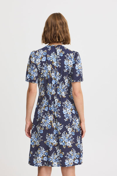 Mjoella V-neck kjóll - Navy