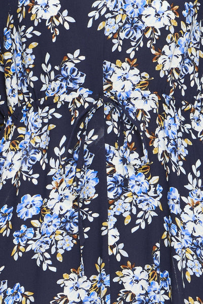 Mjoella V-neck síðkjóll - Navy