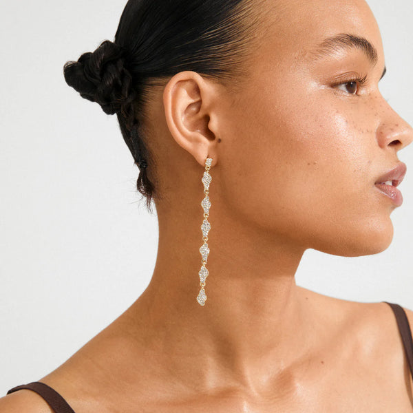 Basil eyrnalokkar - gylltir