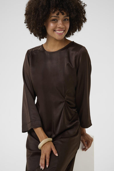 Mollie kjóll - Brúnn