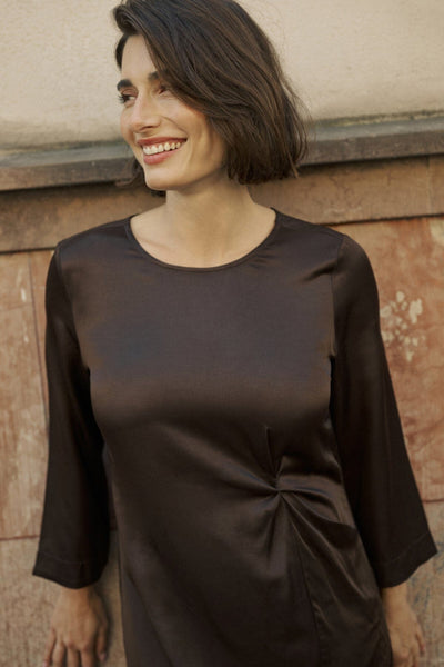 Mollie kjóll - Brúnn