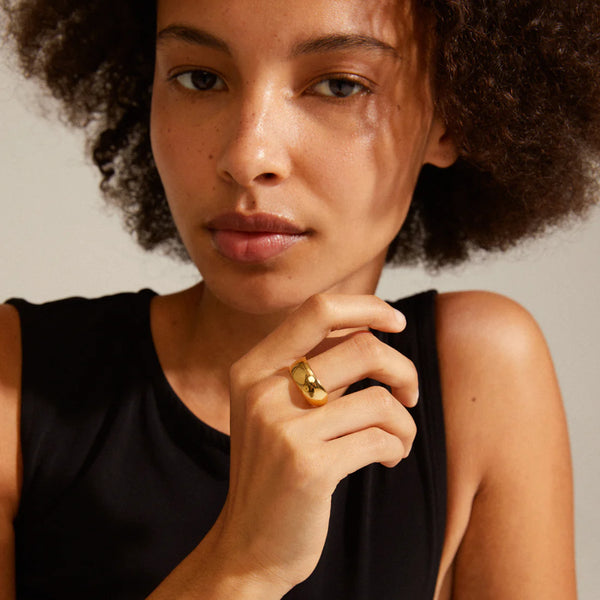 Daisy hringur - gyllltur