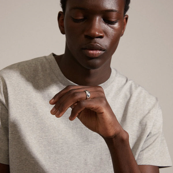 Daisy hringur - silfraður