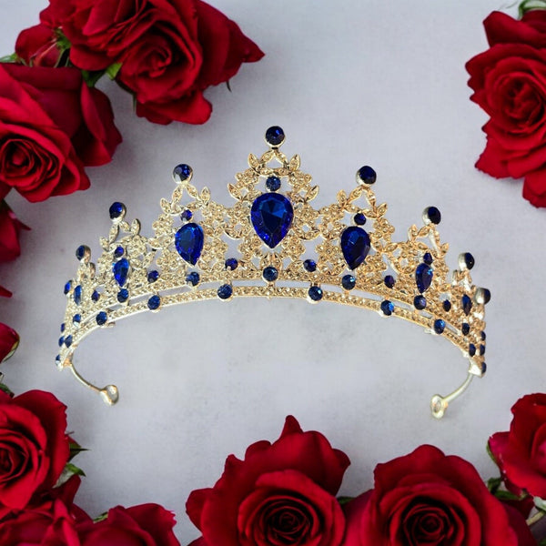 Kóróna, kate silfur & blá