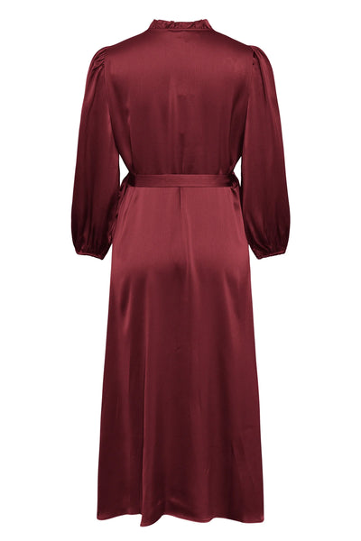 Peony kjóll, Bordeaux