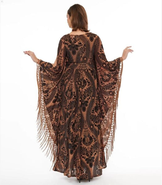 Fringe Kaftan kjóll