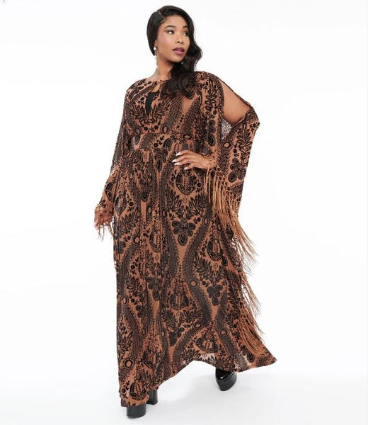 Fringe Kaftan kjóll