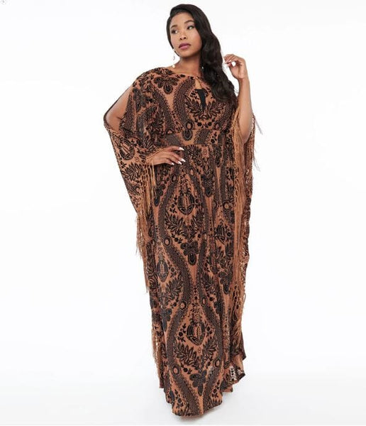 Fringe Kaftan kjóll
