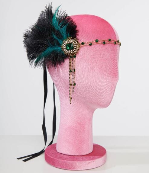 Peacock Rhinestone ennisband