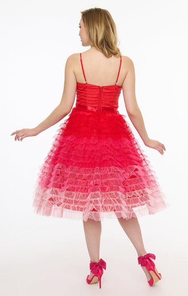 Tullé Cupcake kjóll - Pink Ombré