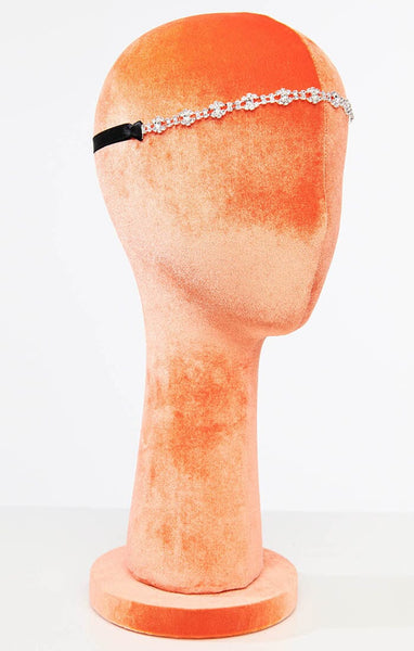 Rhinestone ennisband með klemmu