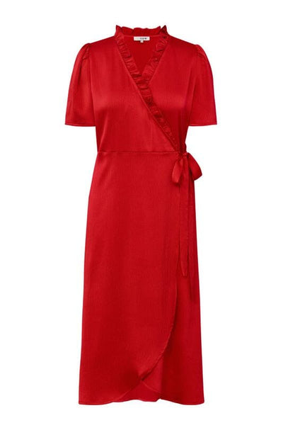 Peony kjóll - Rauður