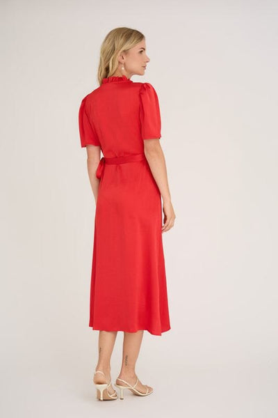 Peony kjóll - Rauður