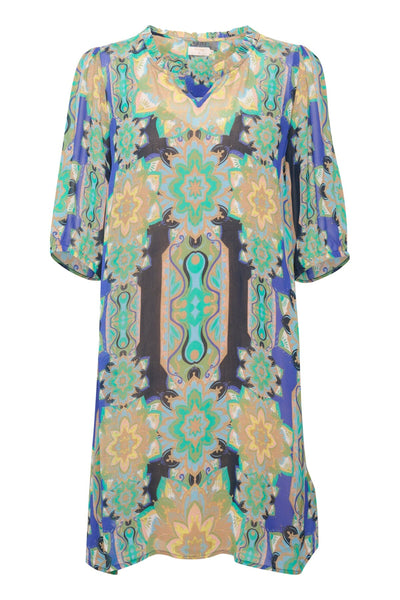 Carolina kjóll, stuttur-Grænn