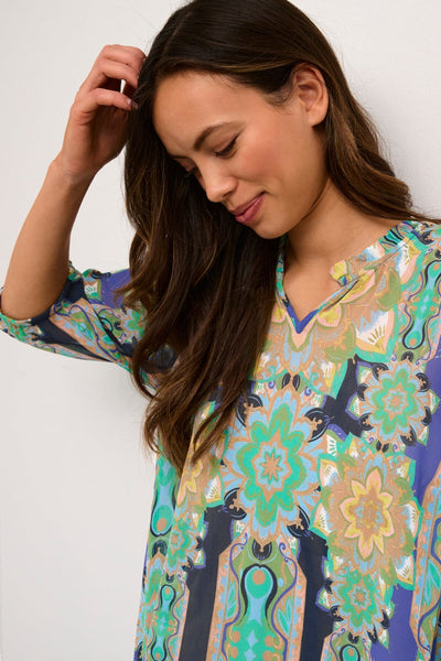 Carolina kjóll, stuttur-Grænn