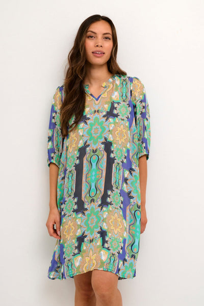 Carolina kjóll, stuttur-Grænn