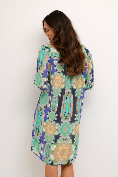 Carolina kjóll, stuttur-Grænn