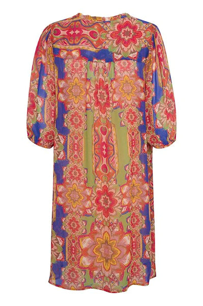 Carolina kjóll, stuttur - Rauður