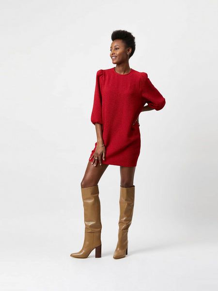 Posey Mini Dress -  Rauður