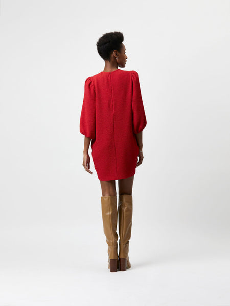 Posey Mini Dress -  Rauður