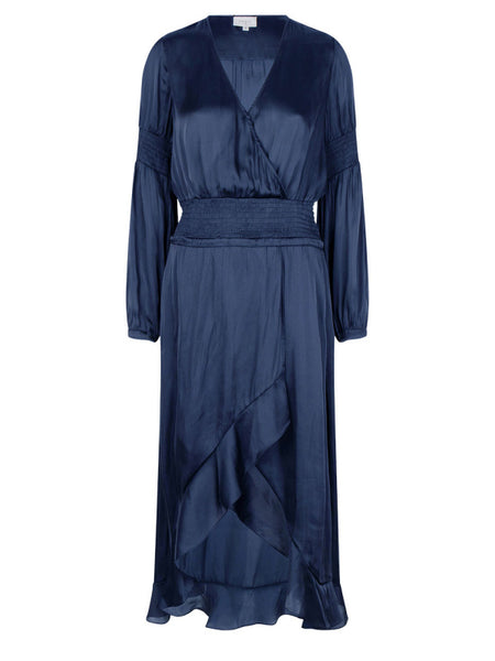 Rumba Flirty Midi kjóll-Blár