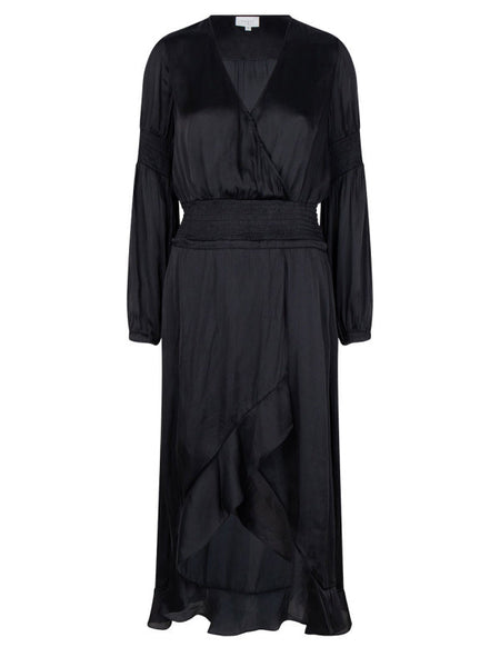 Rumba Flirty Midi kjóll-Svartur