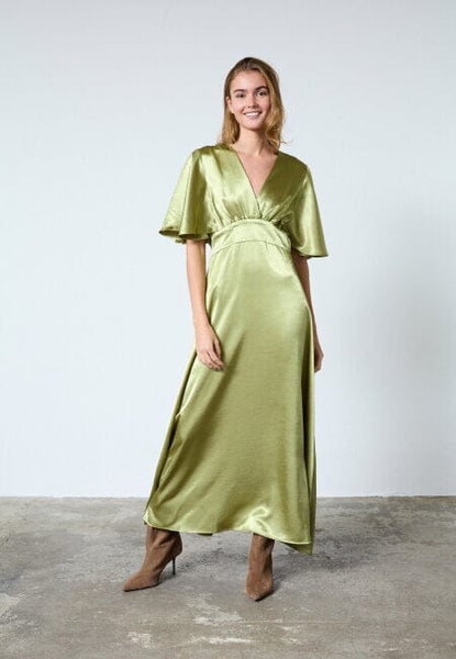 Gisella kjóll - Lime