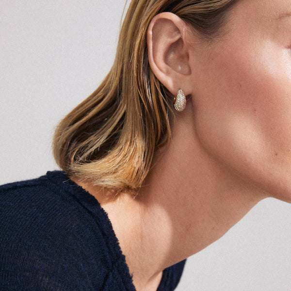 Focus eyrnalokkar - Gylltir