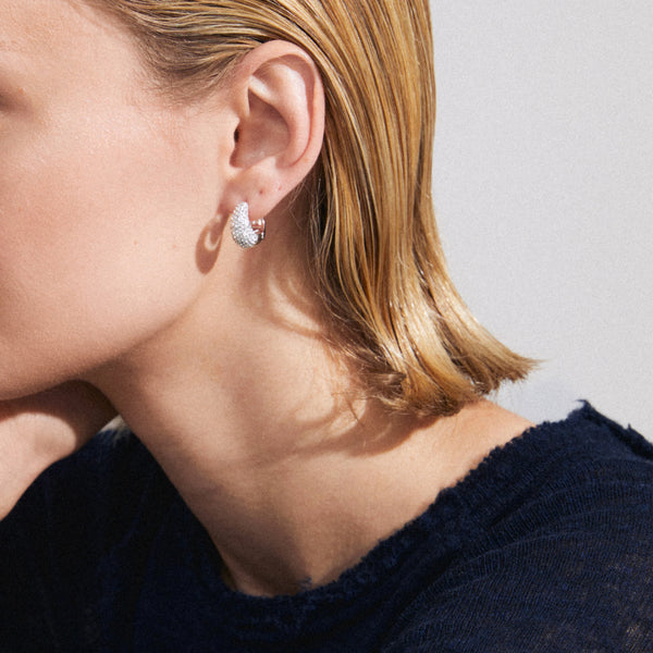 Focus eyrnalokkar - Silfraðir