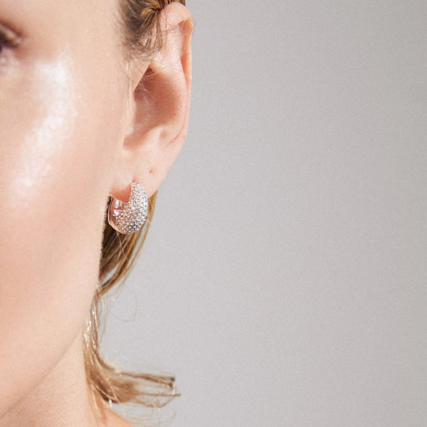 Focus eyrnalokkar - Silfraðir