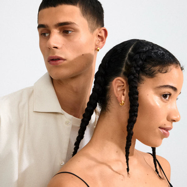 Instant eyrnalokkar - gylltir