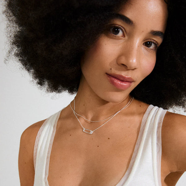 Instant hálsmen 2/1 - silfrað