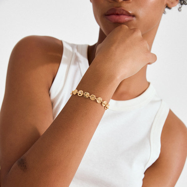 FIRE armband gyllt